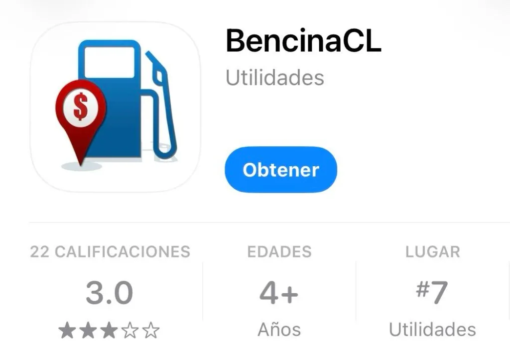 BencinaCL App Store