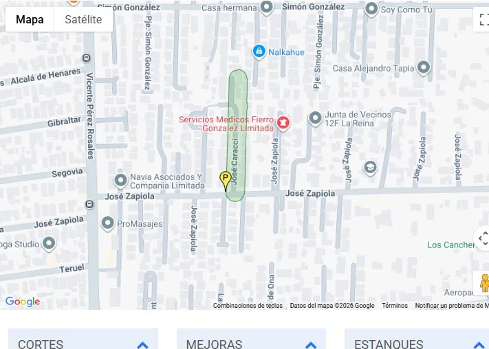 Corte de agua en La Reina