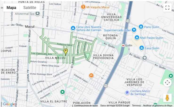 Corte de agua en Macul