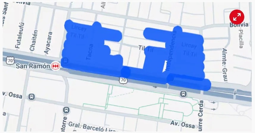 Interrupción del servicio de luz en San Ramón