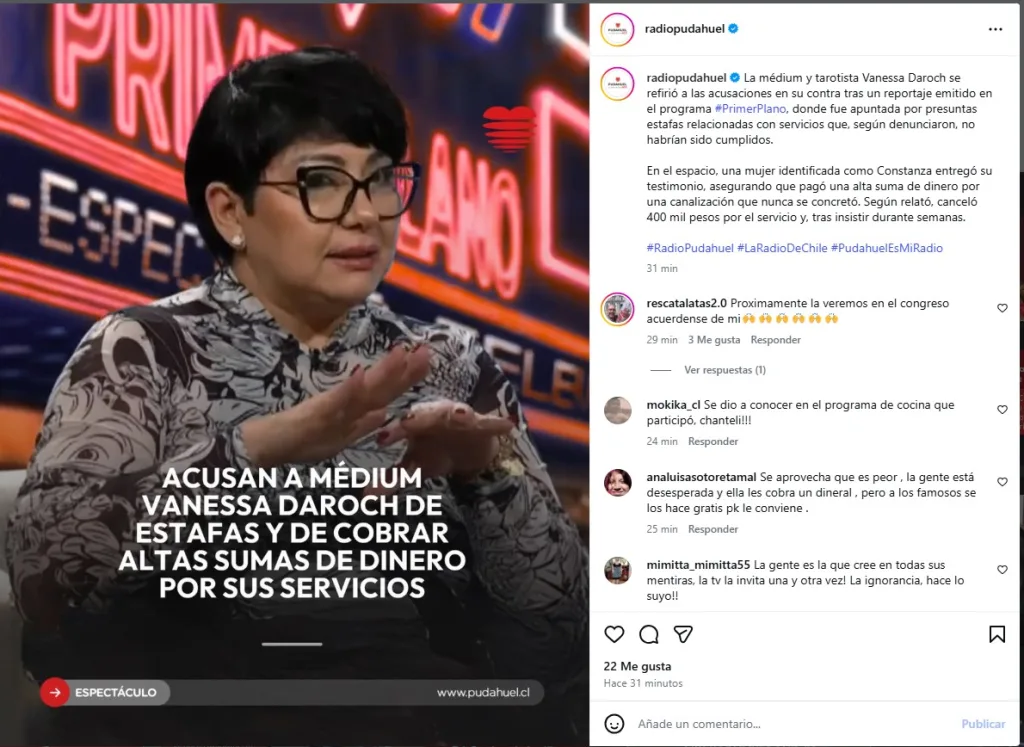 Tarotista Vanessa Daroch