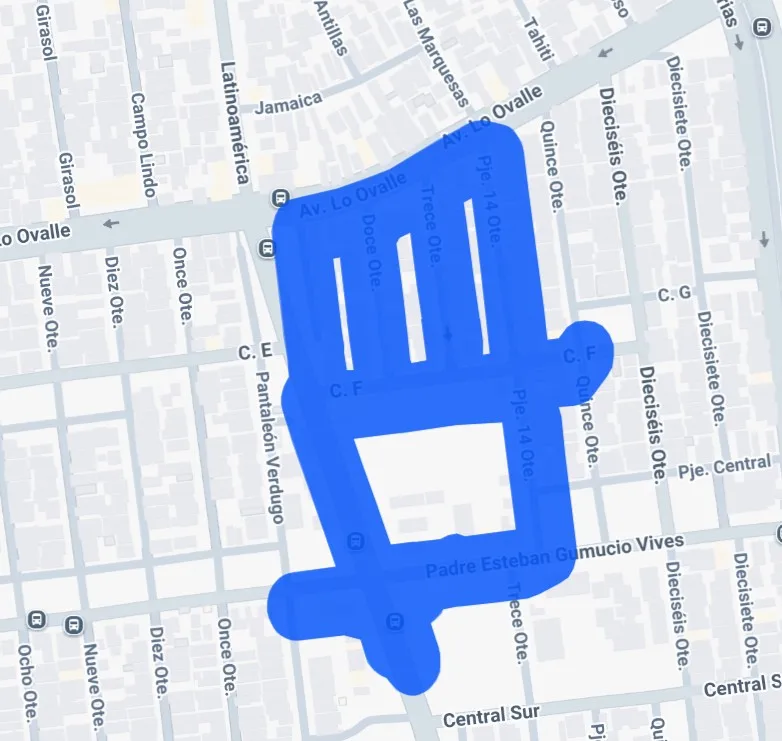 Corte de luz comuna La Granja