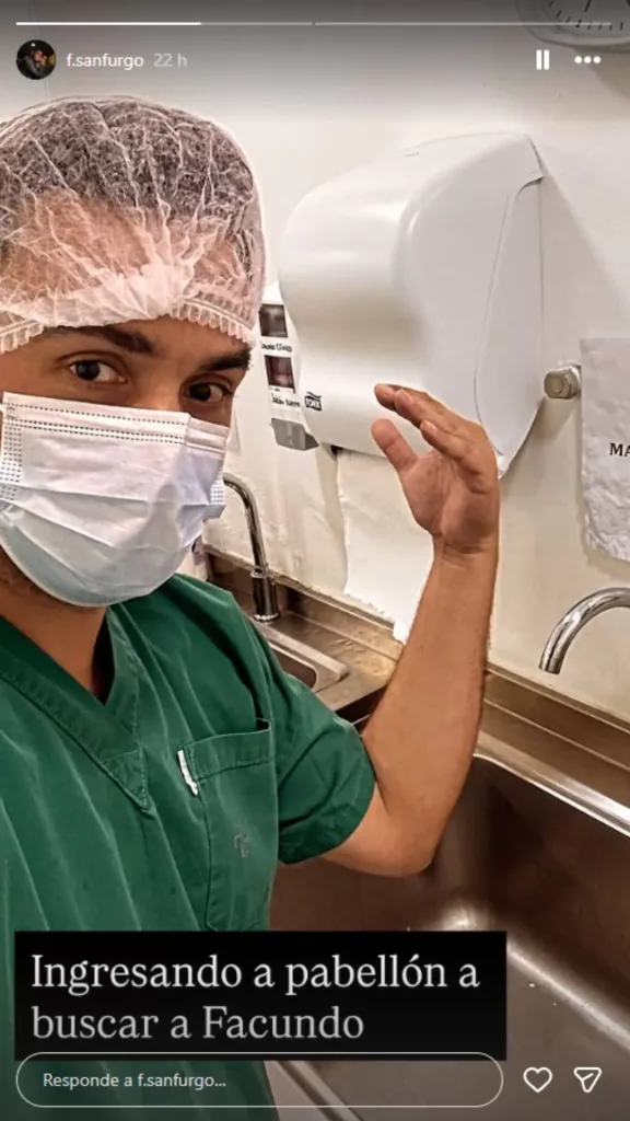 Francisco Sanfurgo antes del parto