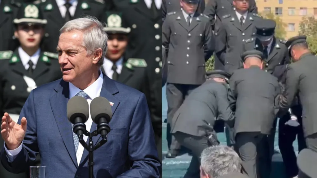 Gendarmes Se Desmayan En Discurso De Kast