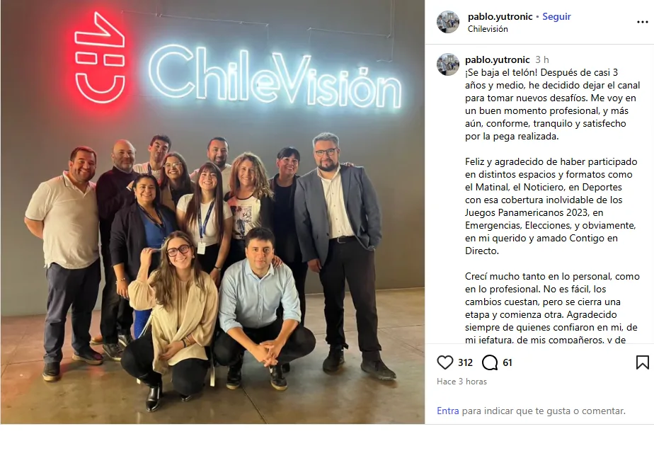 Instagram De Pablo Yutronic