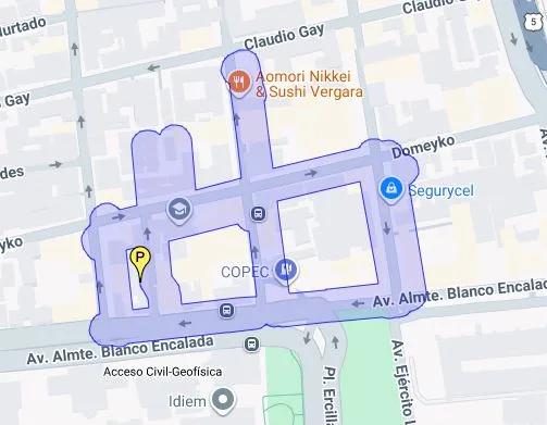 Interrupción en Santiago