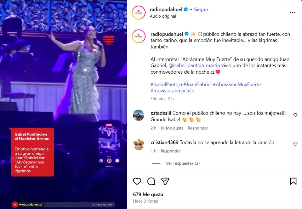 Isabel Pantoja En Chilev Instagram