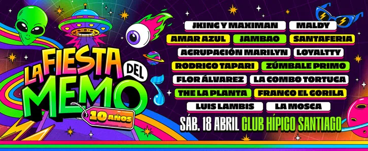 La Fiesta Del Memo 2026 Line Up