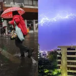 Lluvias en Santiago