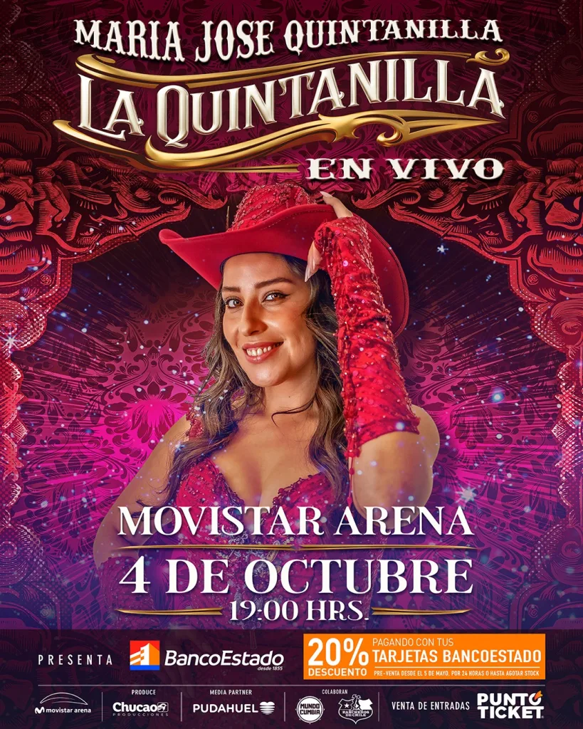 María José Quintanilla Movistar Arena
