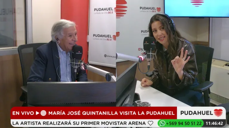María José Quintanilla En Radio Pudahuel