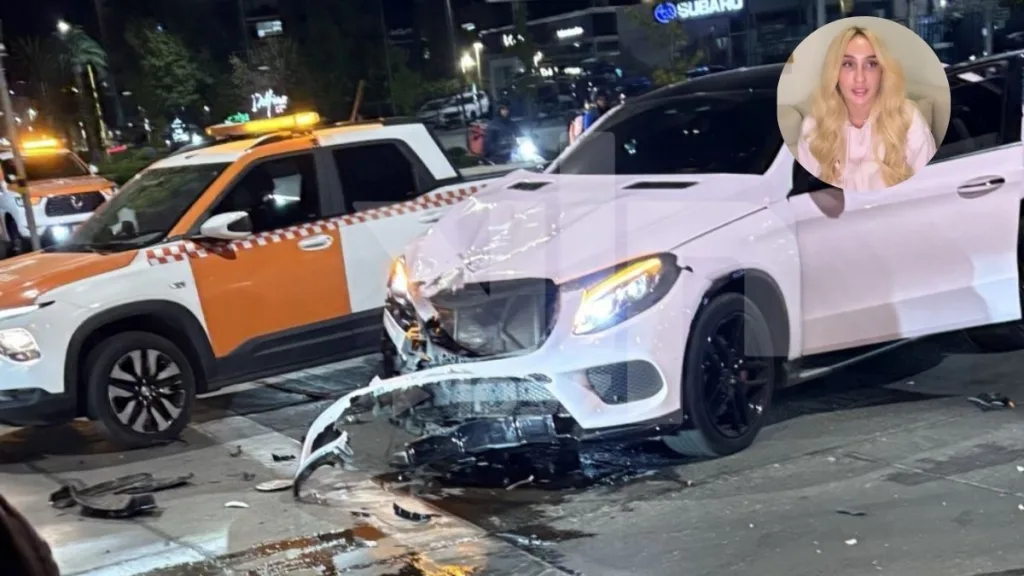 Cantante nacional accidente