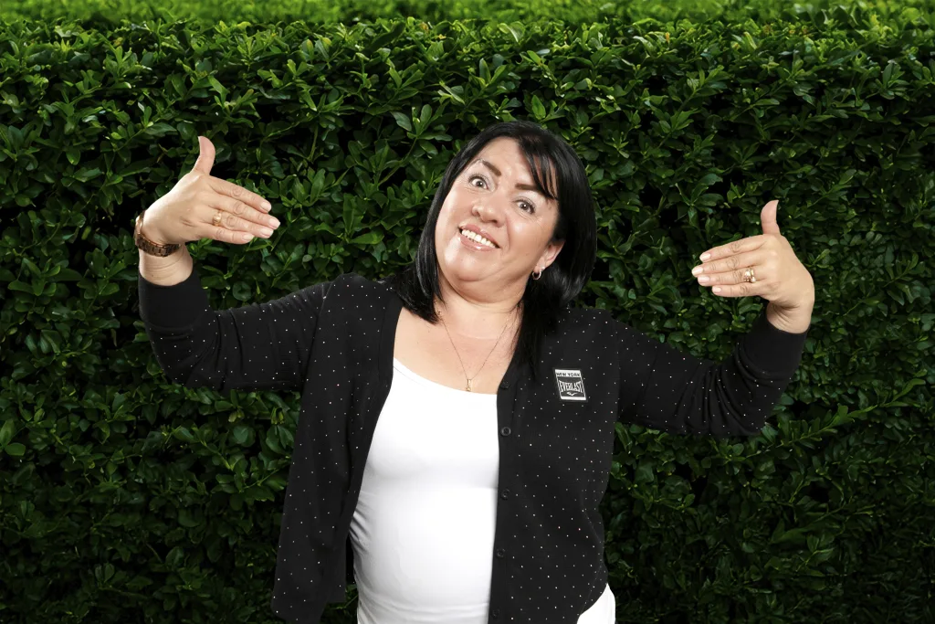 Sandra "La bichota" en Vecinos al límite