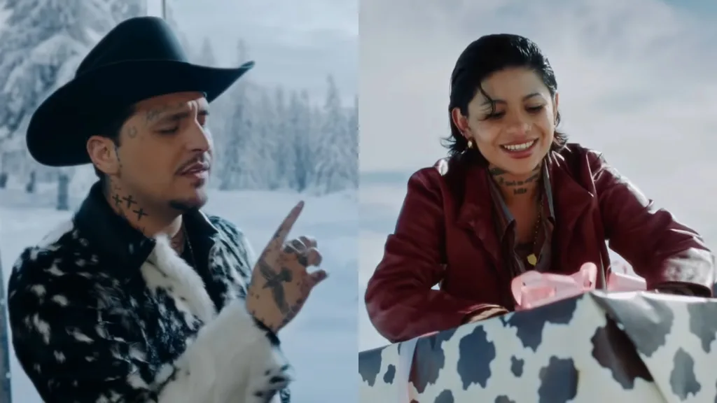 Video De Christian Nodal Genera Polémica Comparan A Modelo Con Cazzu Y Cantante Rompe El Silencio (2)