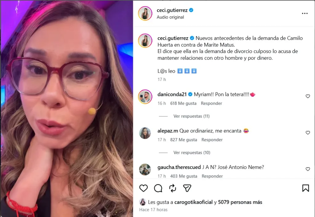 Cecilia Gutiérrez Acerca De La Demanda De Marité Contra Camilo Huerta