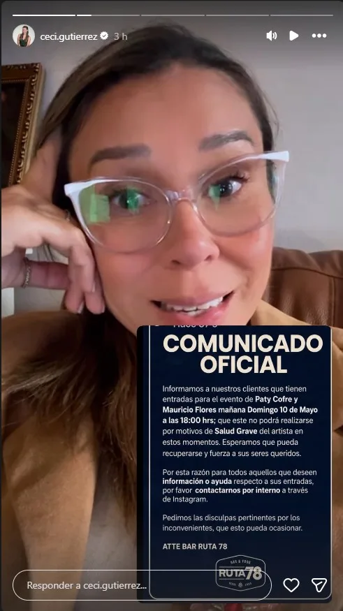 Cecilia Gutiérrez Comunicado Sobre Paty Cofré Y Mauricio Flores