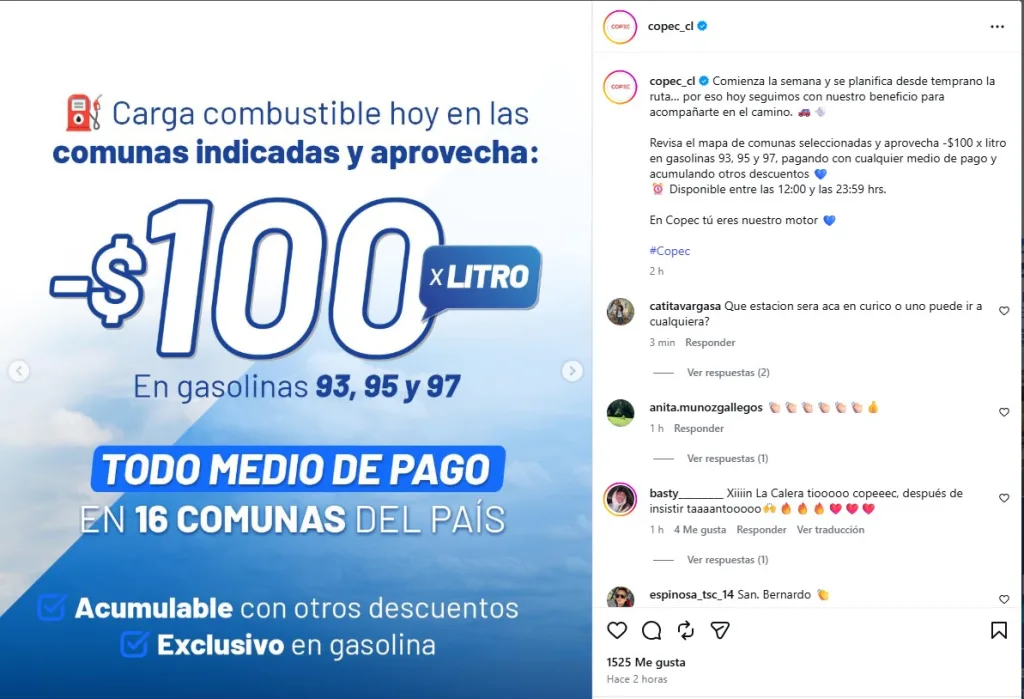 Descuentos En Bencina Copec