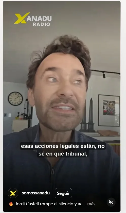Jordi Castell Sobre Denuncia Contra Animador De TV