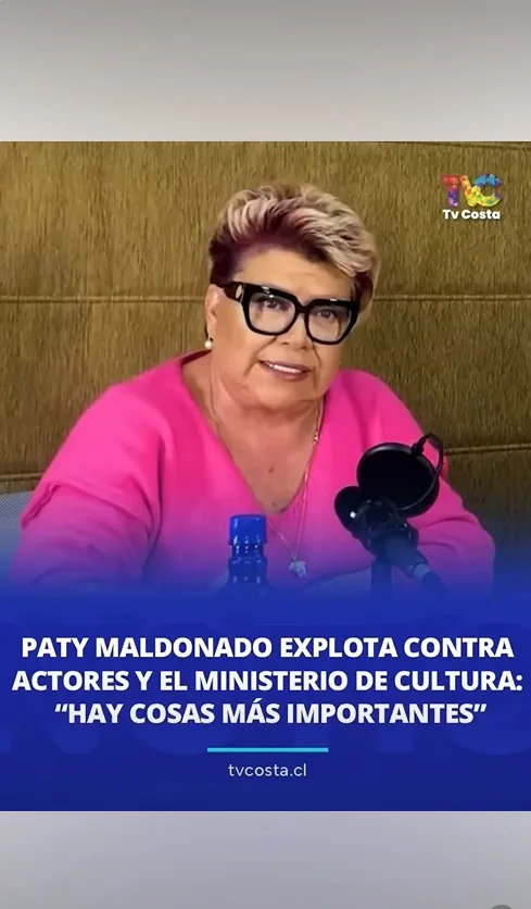 Paty Maldonado Criticó A Las Actores Nacionales Tras Manifestaciones Contra Gobierno De Kast