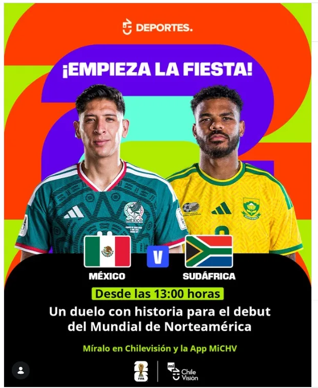 Chilevisión Transmitirá Inauguración Del Mundial