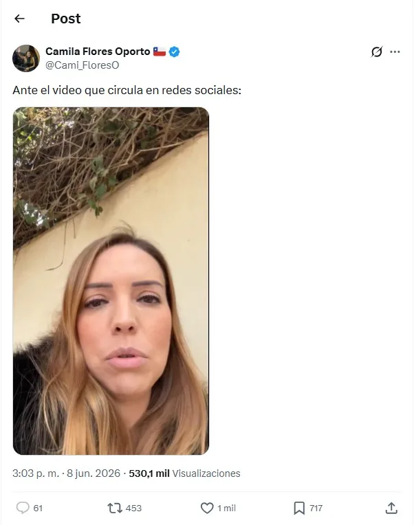 Diputada Camila Flores Denuncia Difusión De Fotos Privadas
