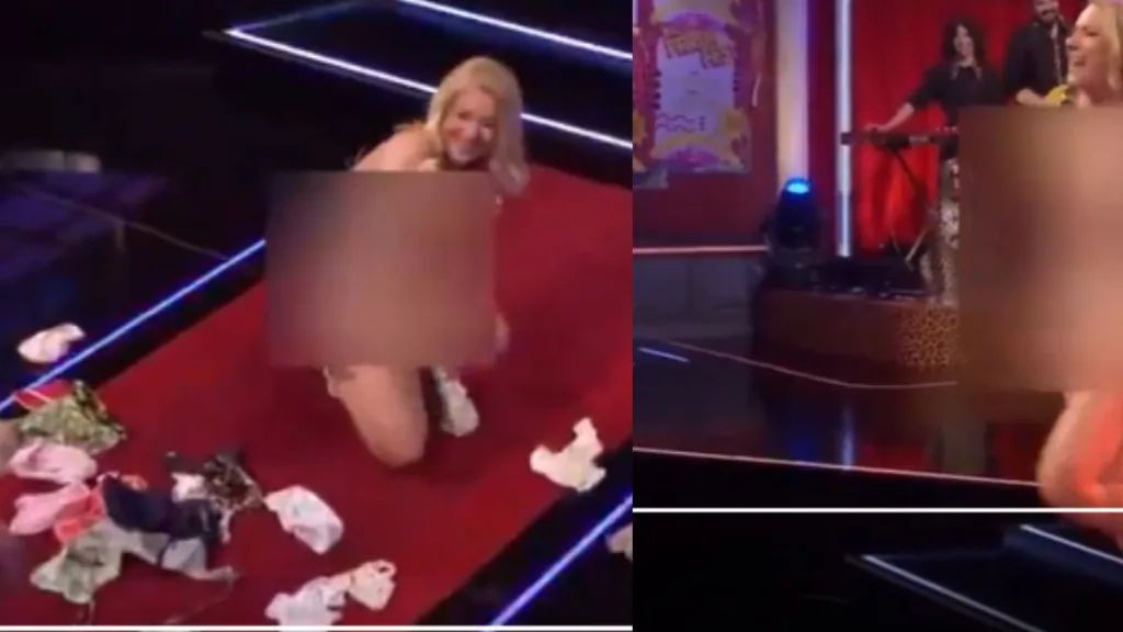 Presentadora Española De Televisión Se Desnuda