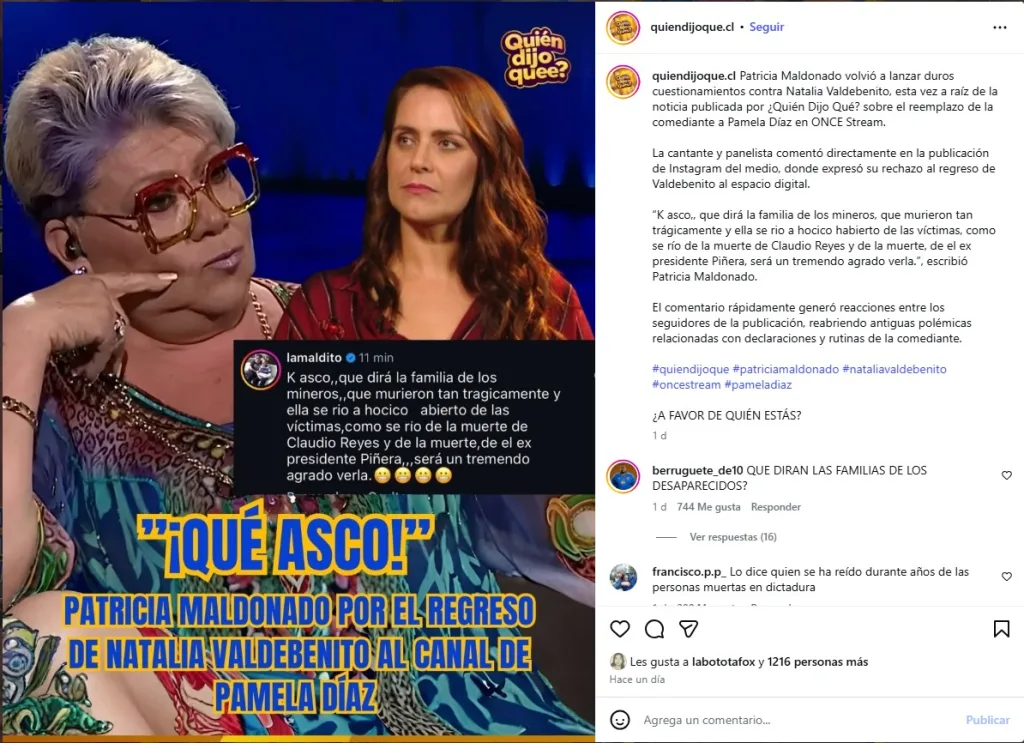 Paty Maldonado Contra Natalia Valdebenito