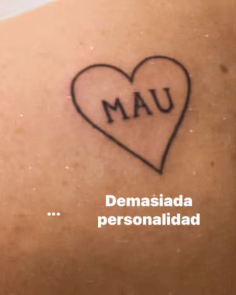 Tatuaje pareja Mauricio Pinilla