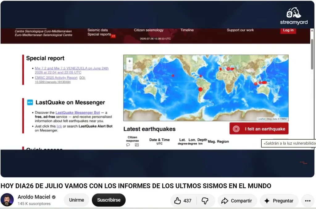 Terremoto En Chile Aroldo Maciel Valparaíso