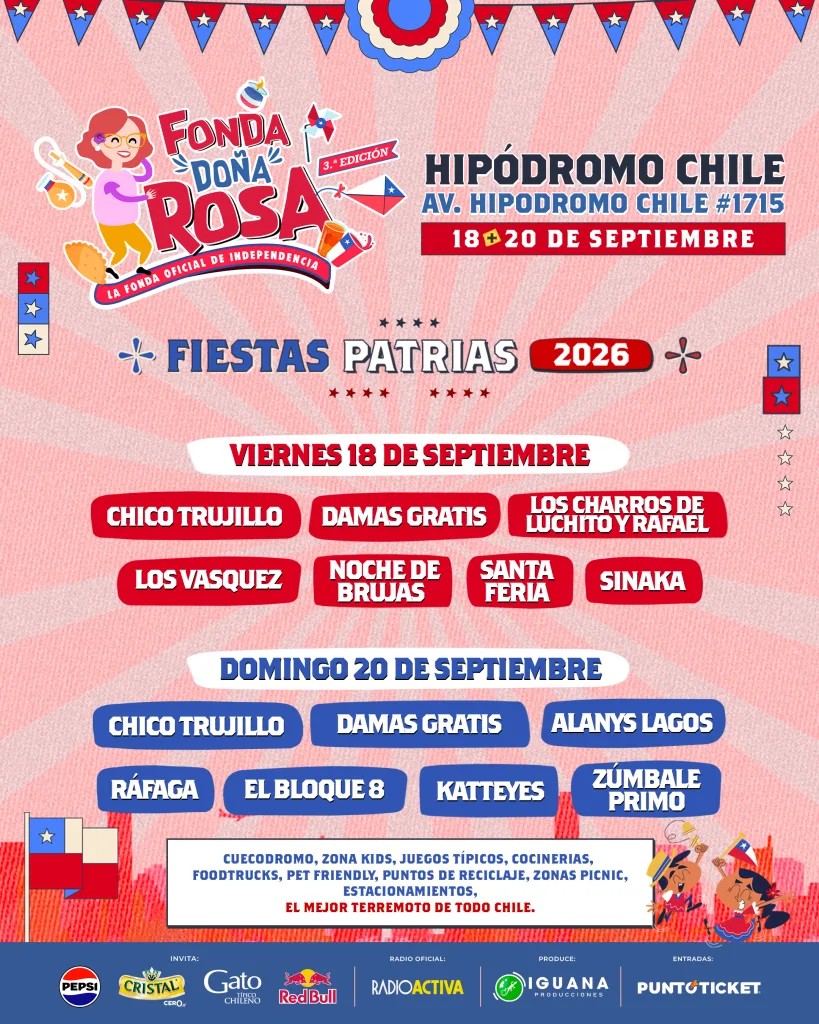 Fonda Doña Rosa Fiestas Patrias 2026