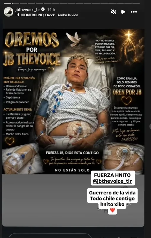 JB The Voice Estado De Salud