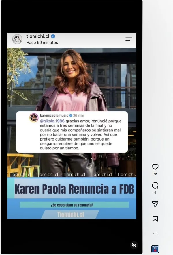 Karen Paola Renunicia A Fiebre De Baile