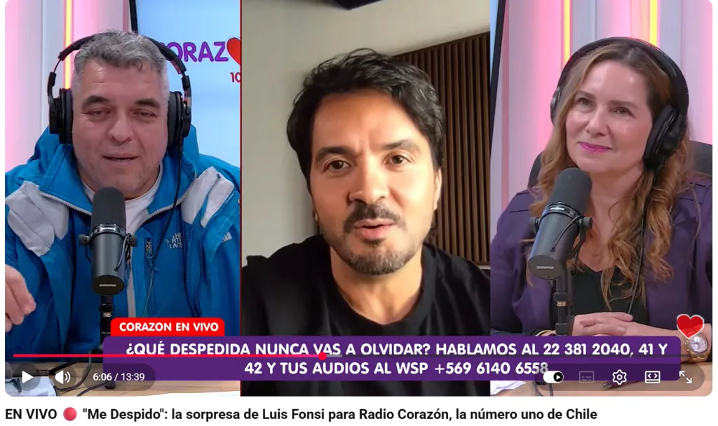 Luis Fonsi Anuncia Su Regreso A Chile