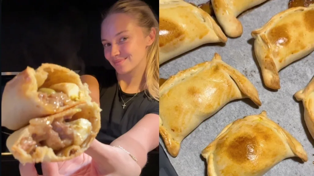 “Mis Primeras Empanadas” La Modelo Rusa Y Pareja De Alexis Sánchez, Alexandra Litvinova, Celebró Fiestas Patrias Desde Canadá