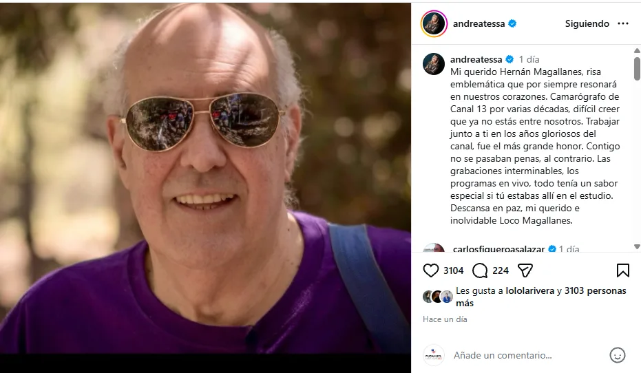 Muere Hernán Magallanes, Camarógrafo De Canal 13
