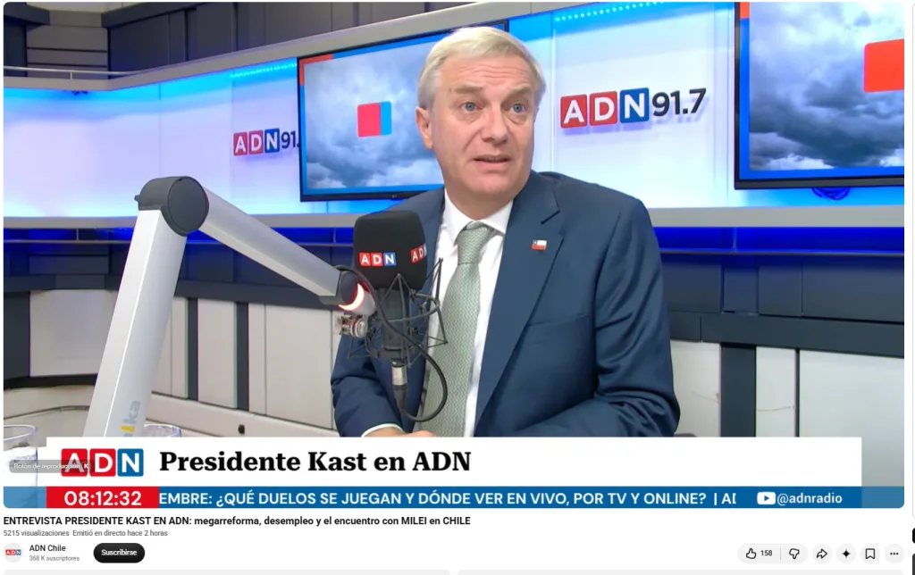 Presidente José Antonio Kast Acerca Del Desempleo En Chile