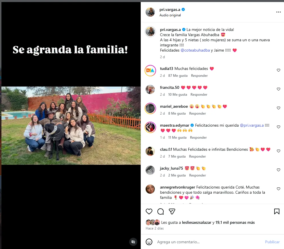 Priscilla Vargas Anuncia Embarazo De Su Sobrina
