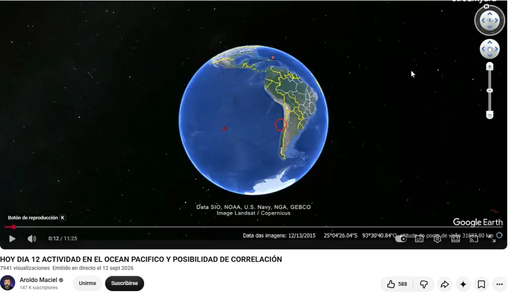 Temblor En Chile Y Proyecciones De Aroldo Maciel