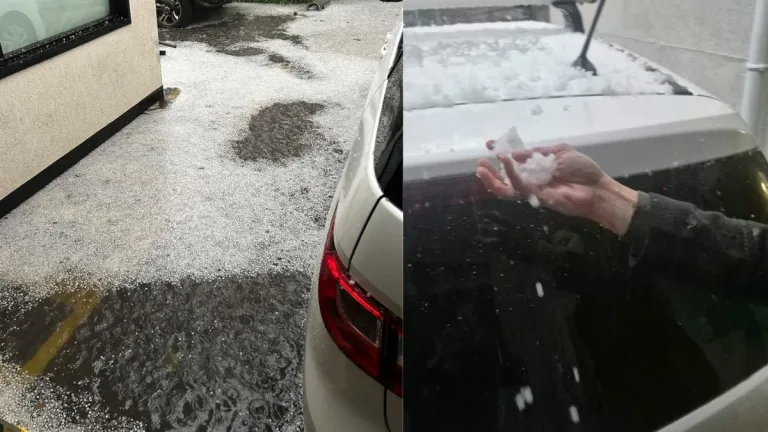 Granizo Lluvias En Santiago Providencia