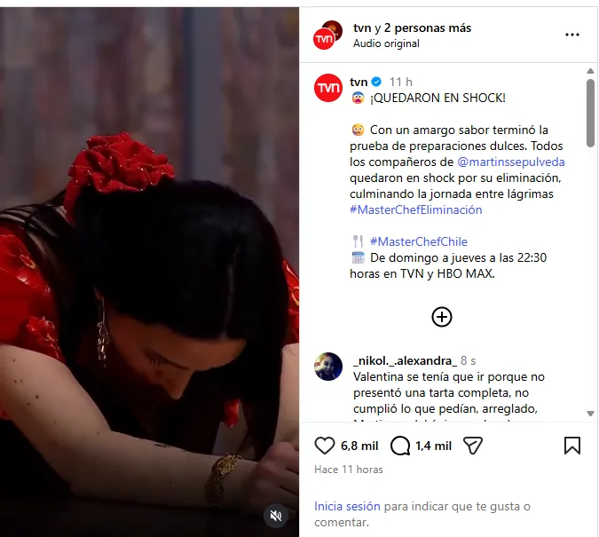 Segunda Eliminación En MasterChef Chile