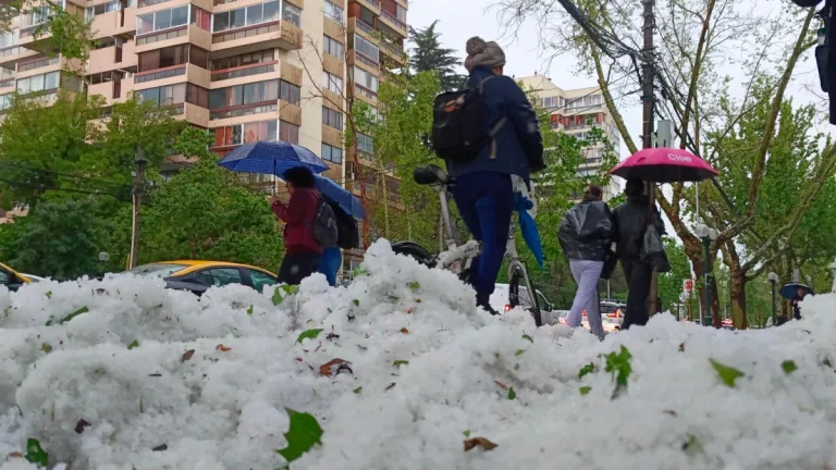 alerta roja, lluvias Granizo